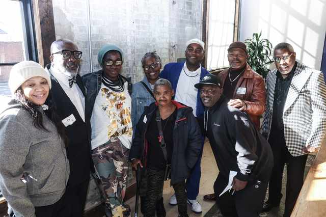 Recovery Café DC members and staff at a community engagement event